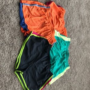 3 Reebok and 1 Nike lot of shorts, EUC
